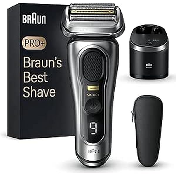 Braun Series 9 Pro 9410s Men's Beard Electric Shaver, 4+1